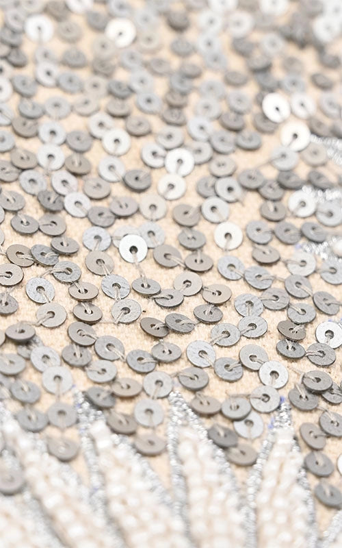 Ivory Petal Frostwork Shoulder Bag - America & Beyond