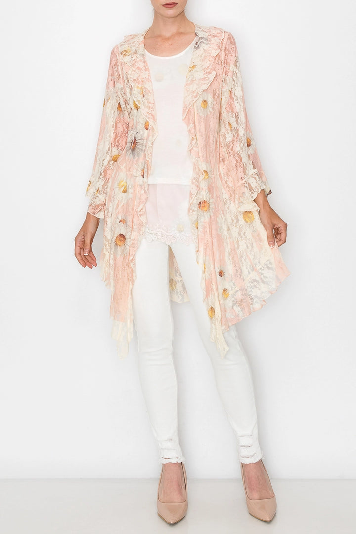 Blush & Bloom Lace Cardigan