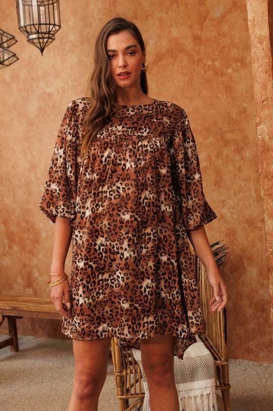 Wild and Free Leopard Dress