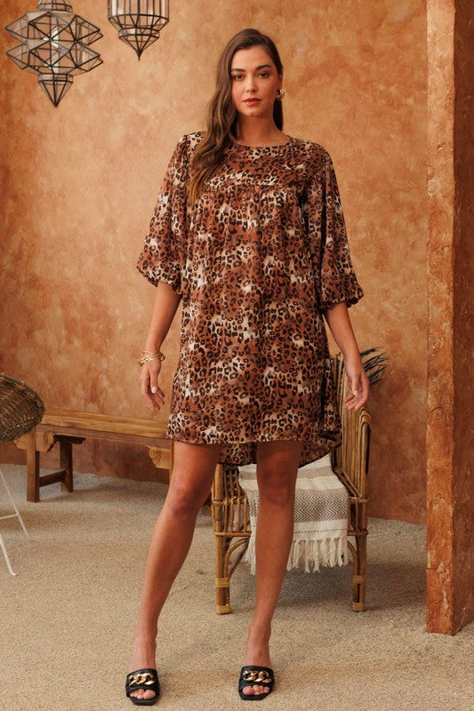 Wild and Free Leopard Dress