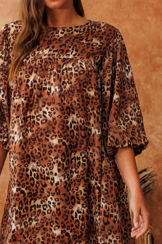 Wild and Free Leopard Dress