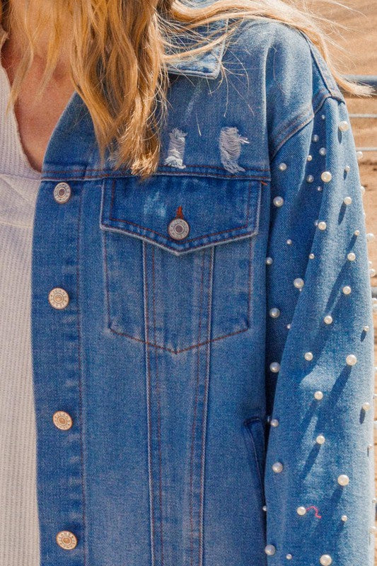 Pearl Denim Jacket