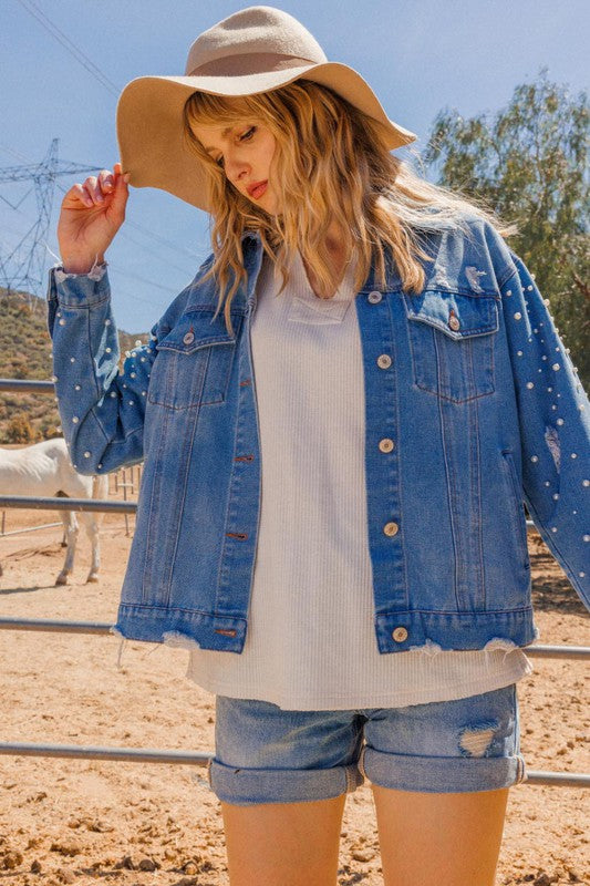 Pearl Denim Jacket