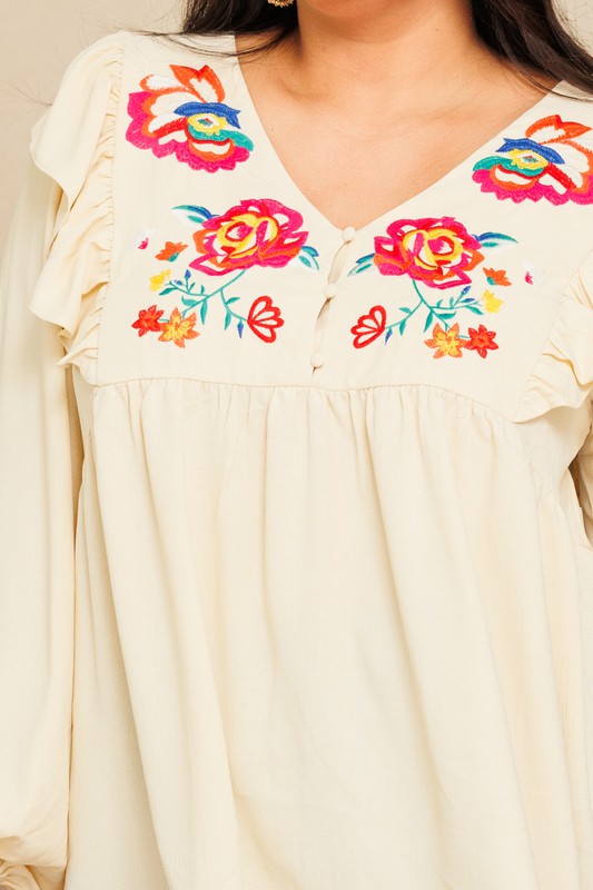 Maria Embroidered Blouse