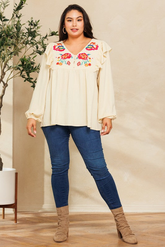 Maria Embroidered Blouse