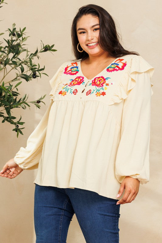 Maria Embroidered Blouse