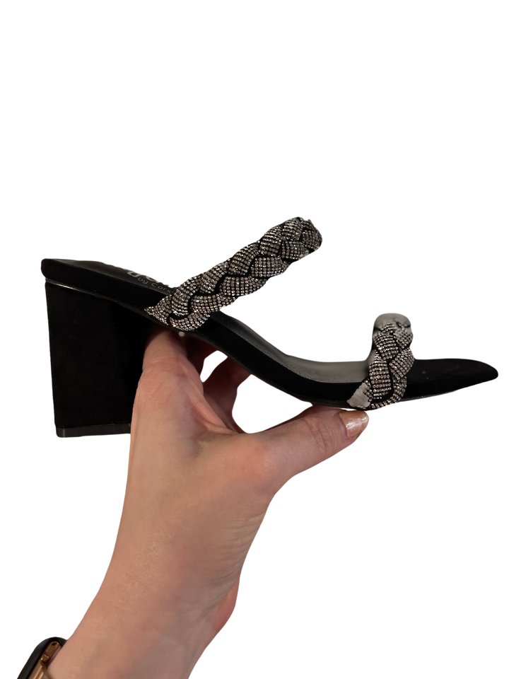 French Kiss Heeled Sandal - Black - Corky's