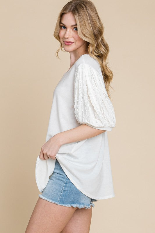 Tilly Puffed Sleeve Top