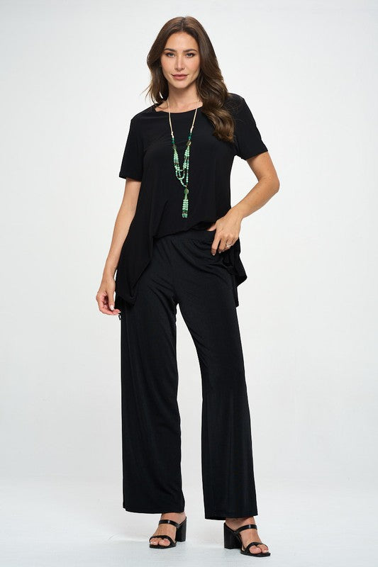 Voyage Flared Pants in Black