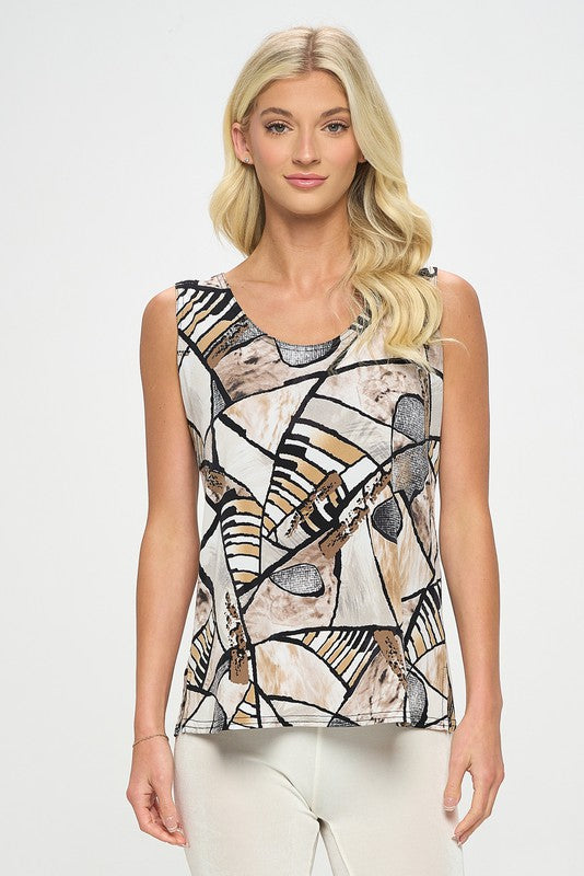 Geo Sleeveless Tank