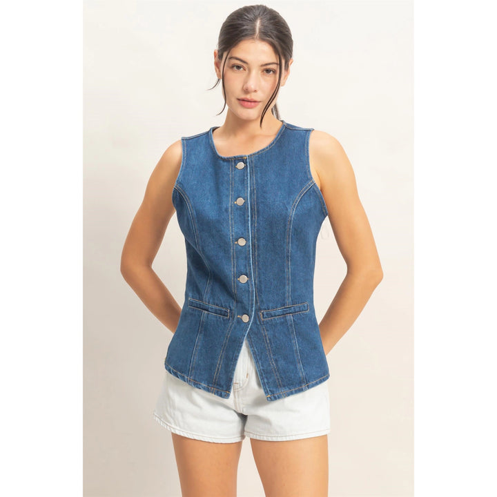 The Camden Denim Vest