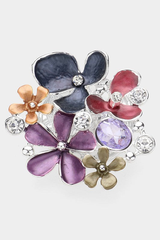 Flower Magnetic Brooch