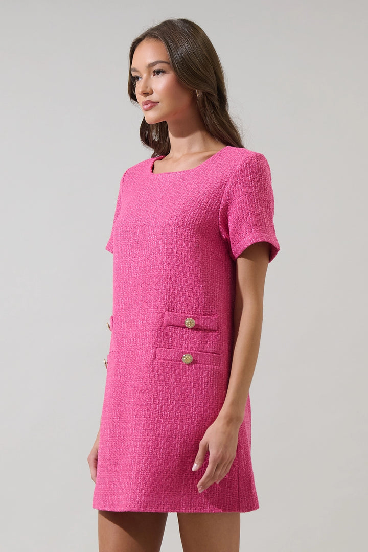The Amélie Tweed Mini Dress