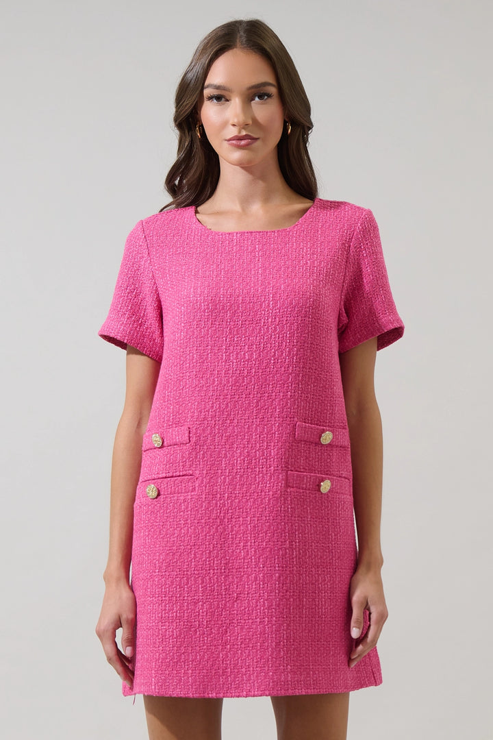 The Amélie Tweed Mini Dress