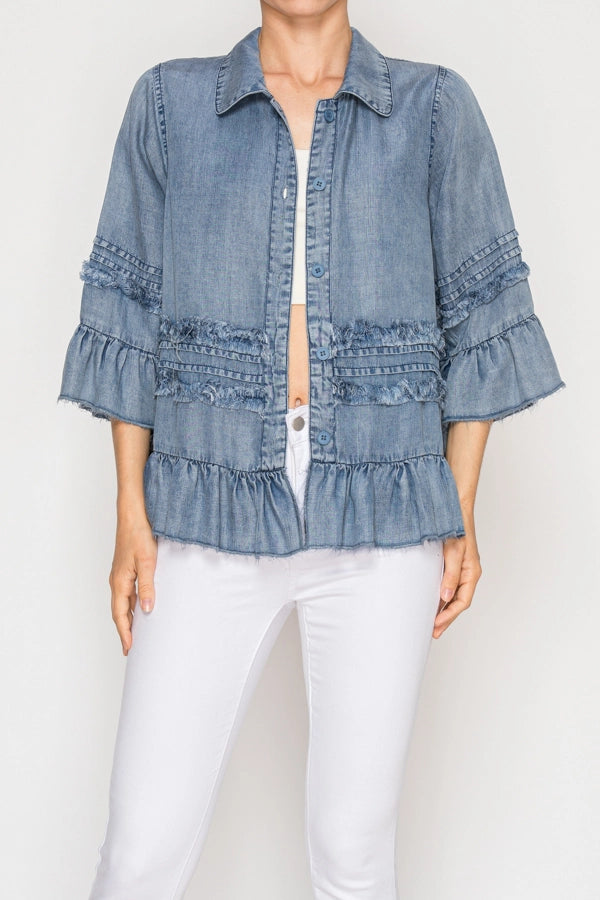 The Briar Ruffle Jacket