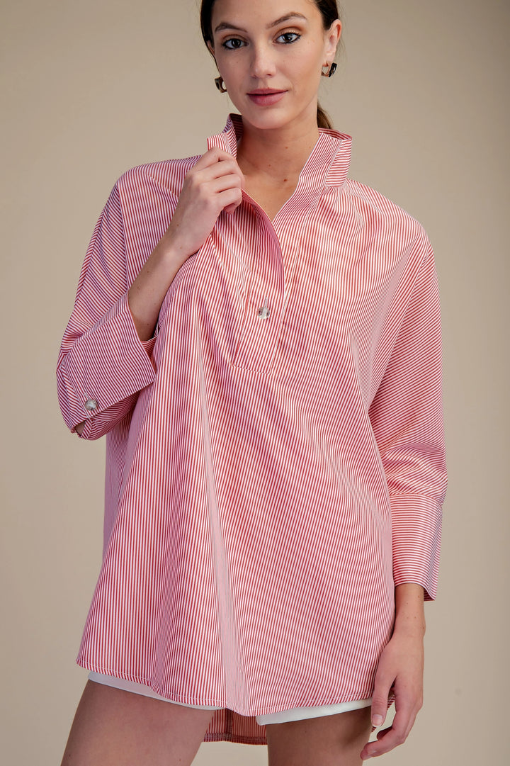 The Parisian Pinstripe Tunic