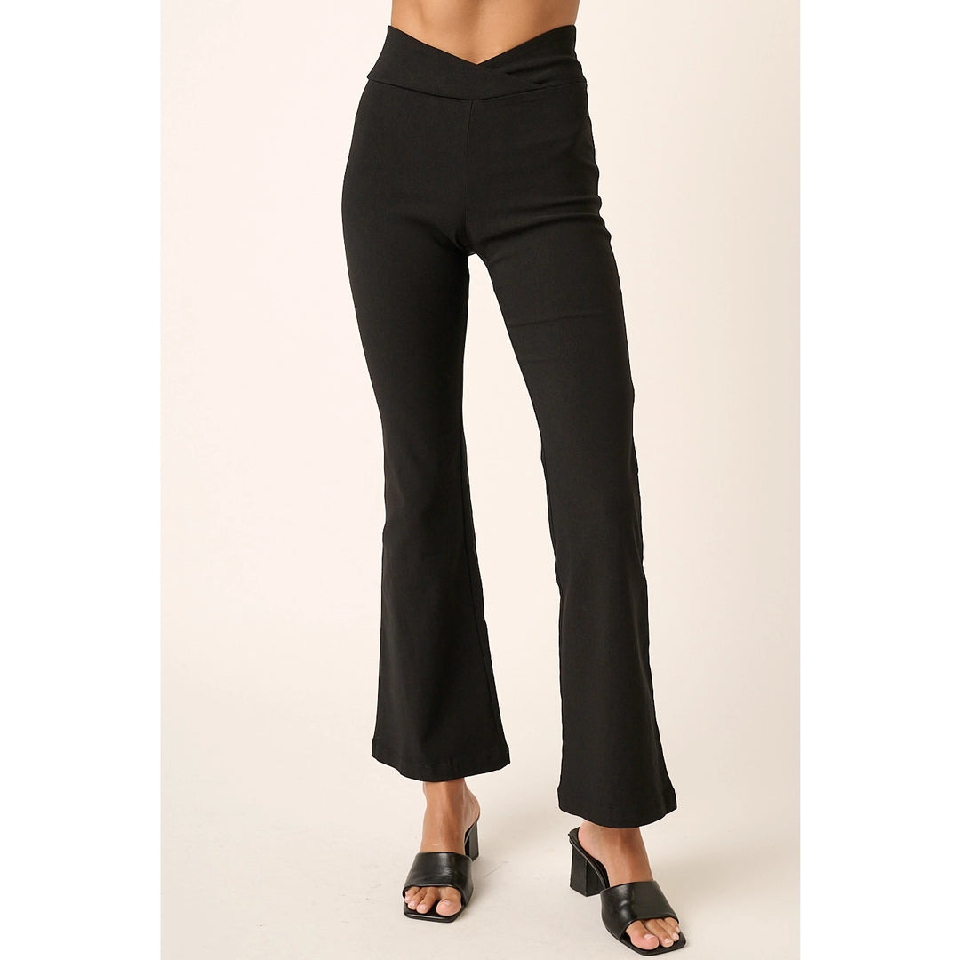 The Noir V-Waist Flare Pant