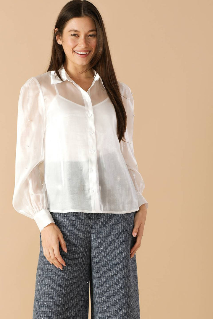 The Lumière Organza Top