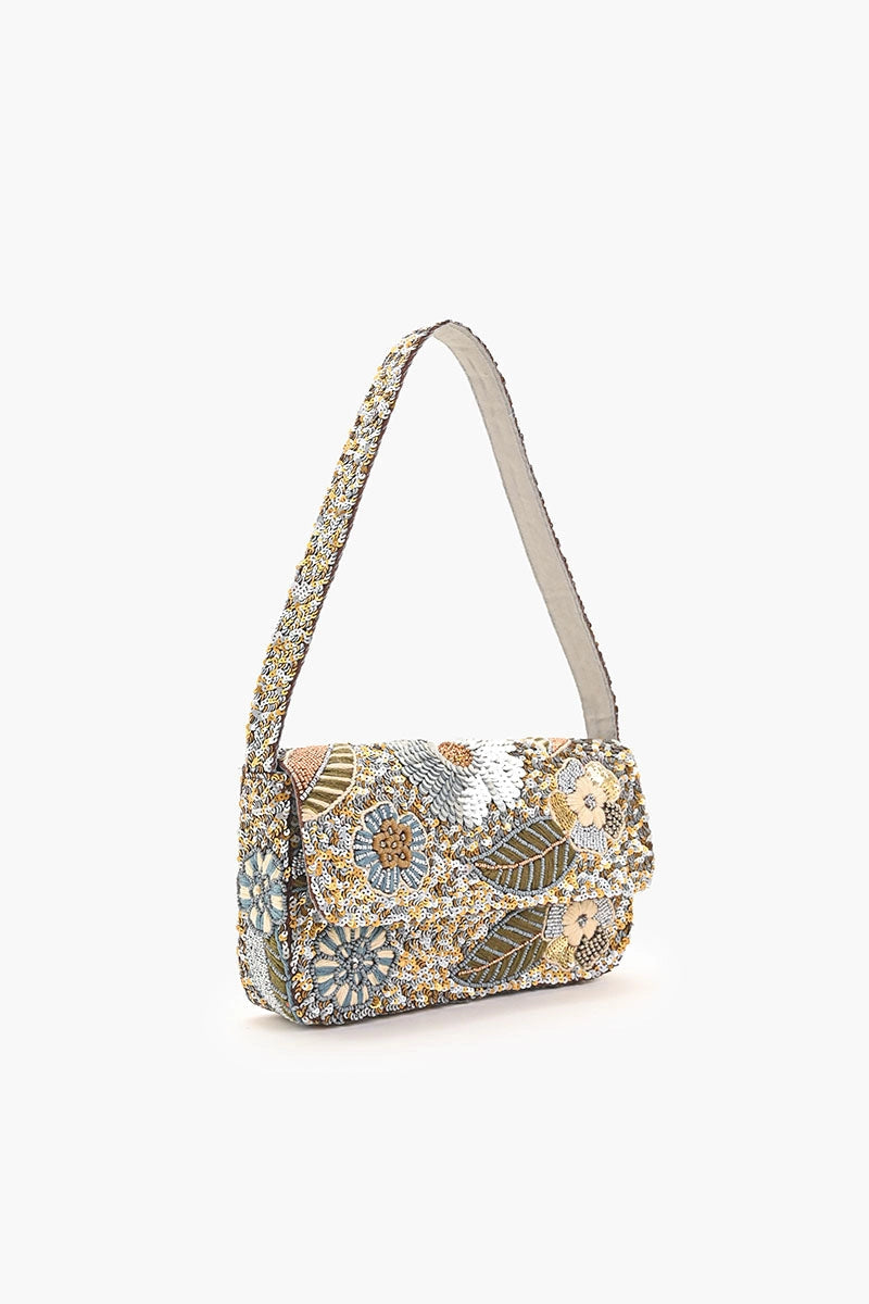 Golden Hour Shimmer Shoulder Bag - America & Beyond