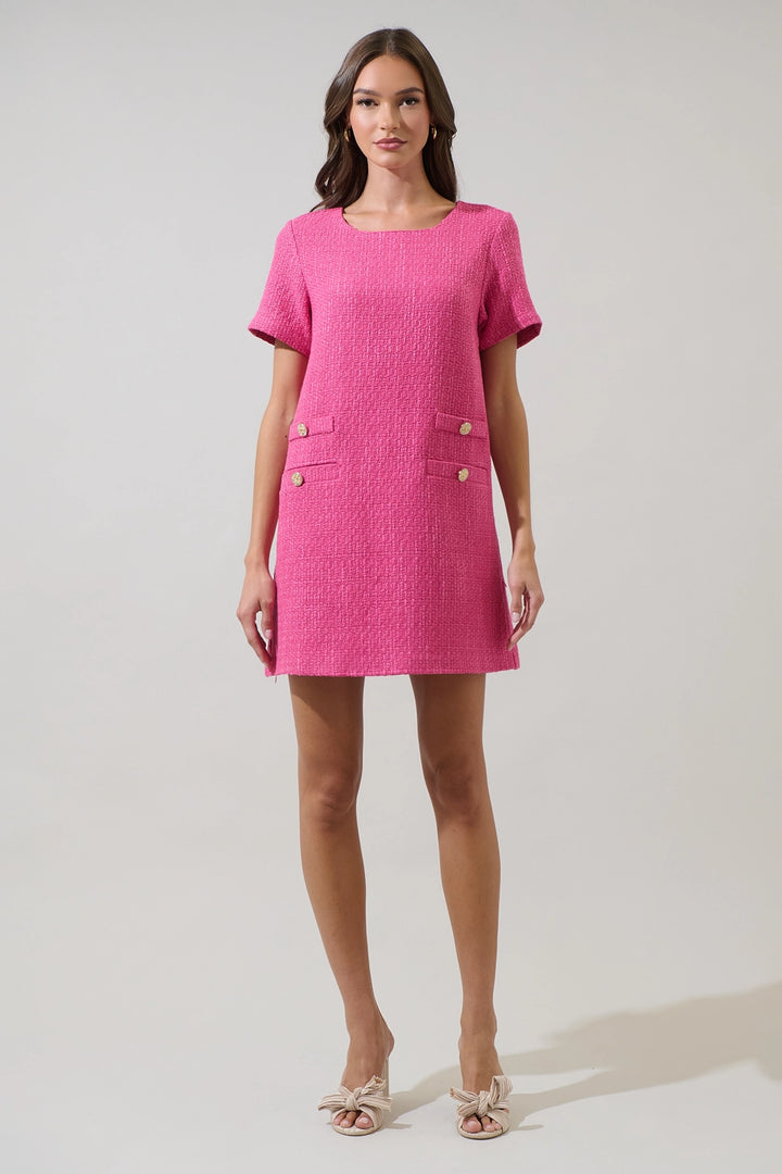 The Amélie Tweed Mini Dress