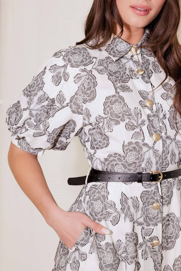 The Heritage Bloom Midi Dress