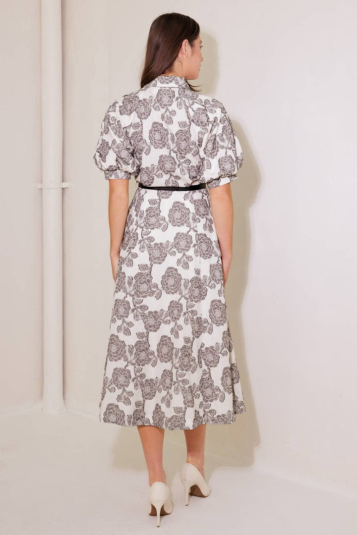 The Heritage Bloom Midi Dress
