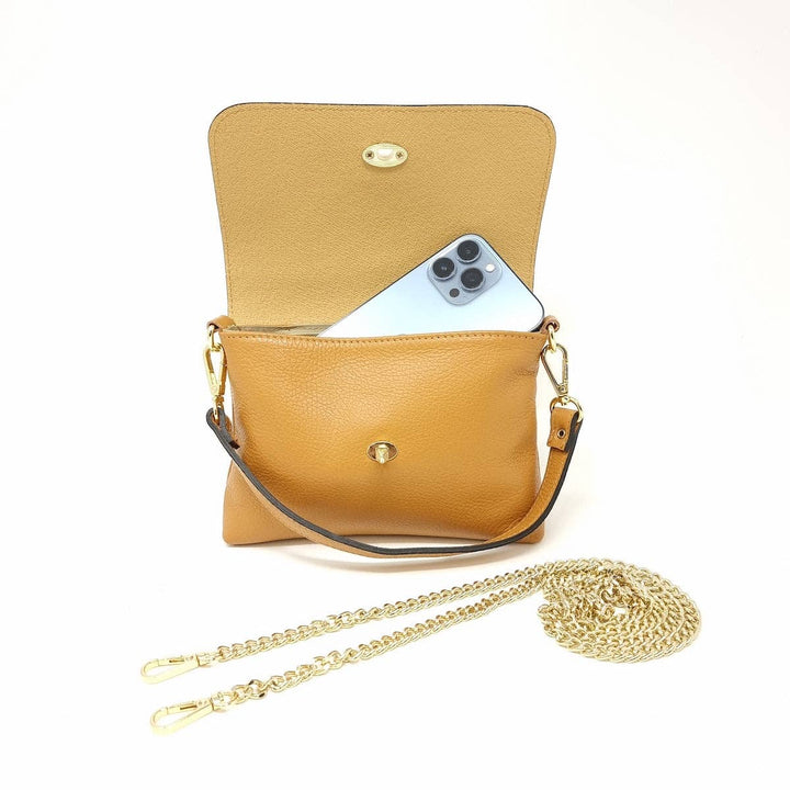 The Queen Bee Crossbody in Warm Taupe