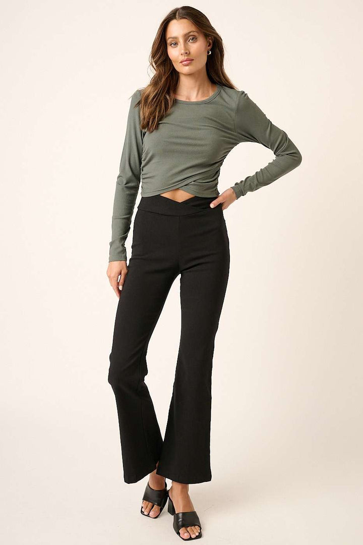 The Noir V-Waist Flare Pant
