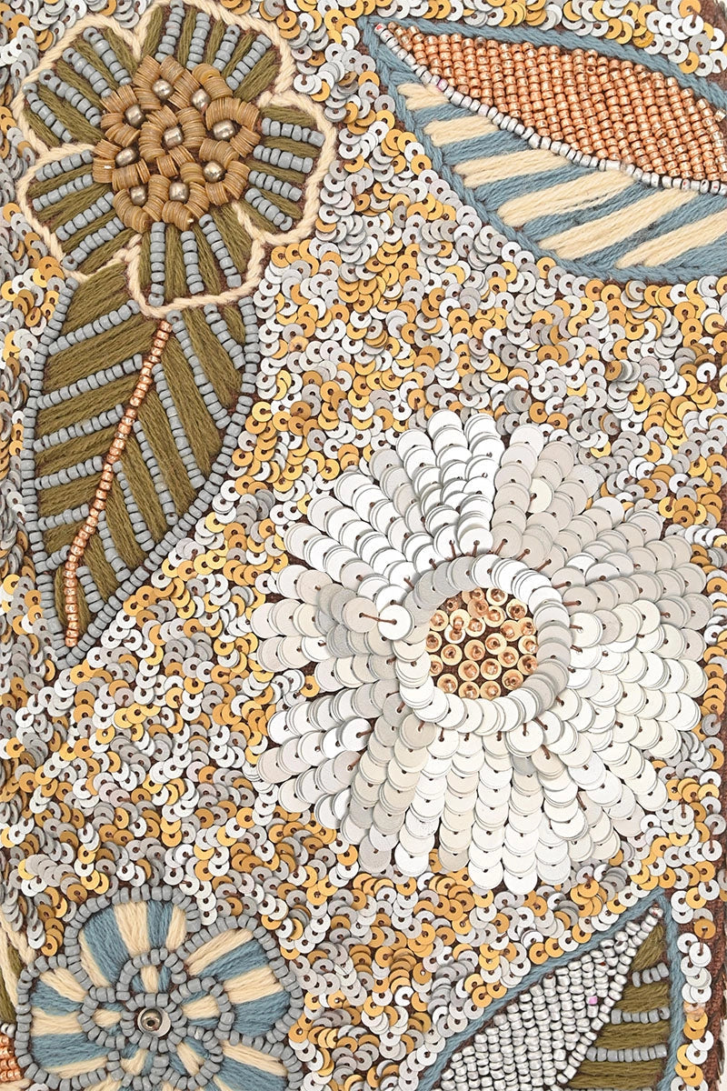 Golden Hour Shimmer Shoulder Bag - America & Beyond