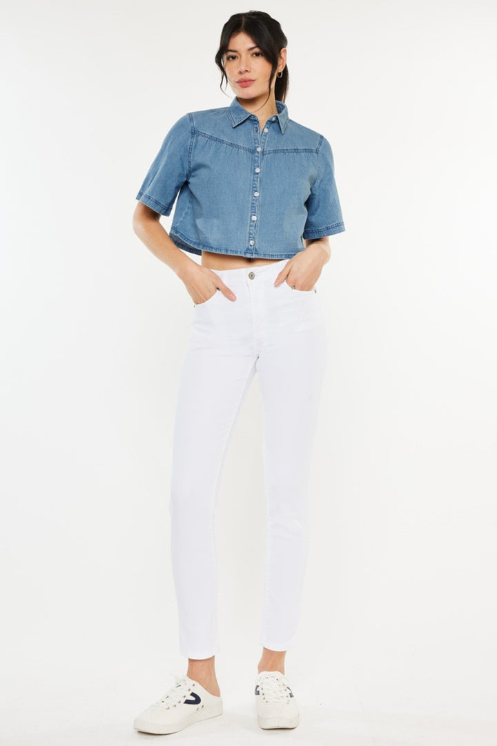 Cassiopeia High Rise Ankle Skinny Jeans Kancan