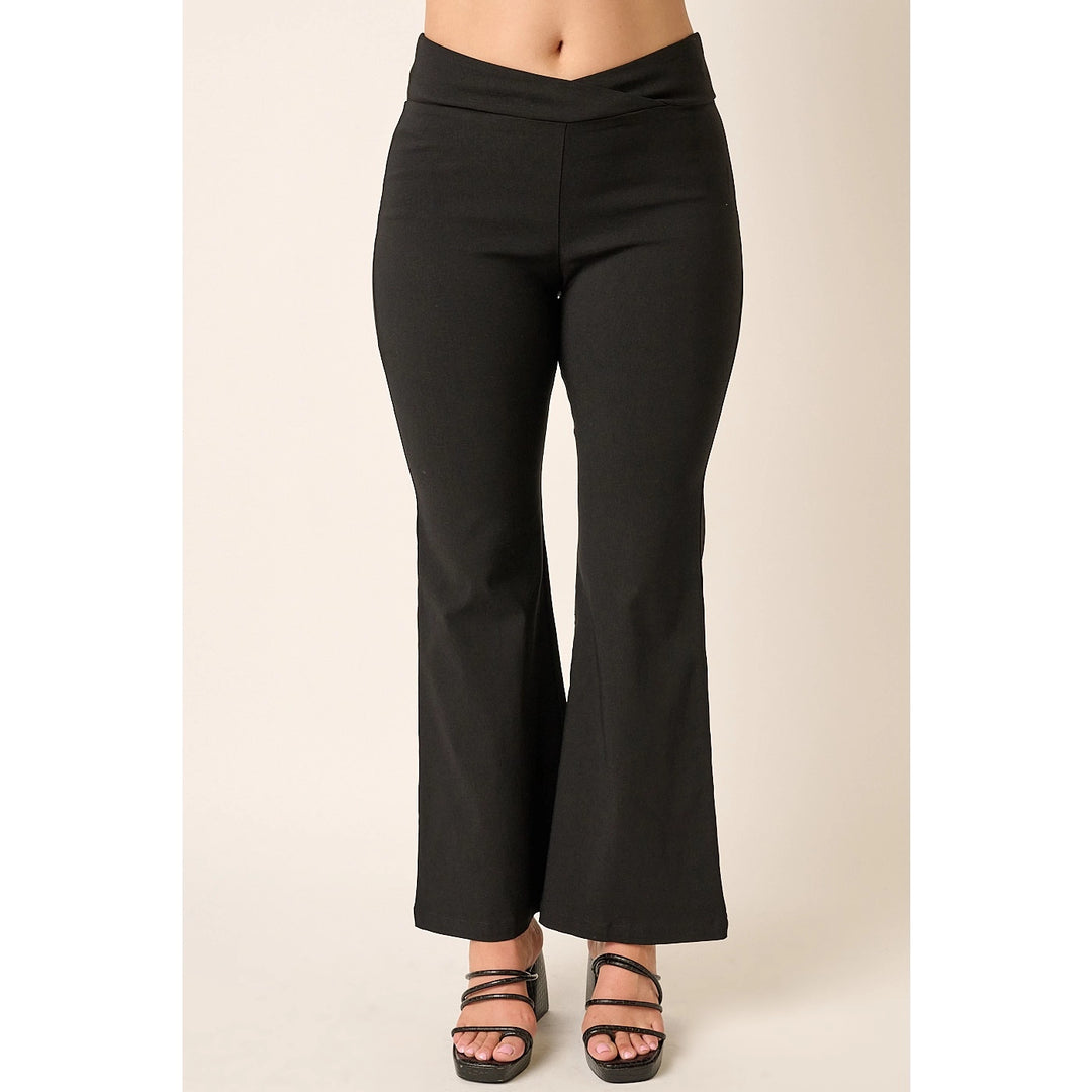The Noir V-Waist Flare Pant