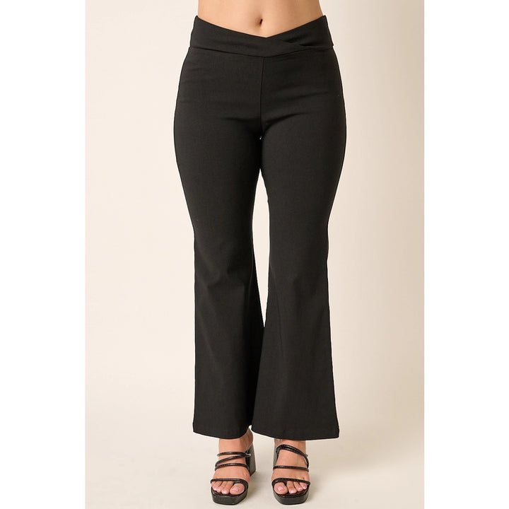 The Noir V-Waist Flare Pant