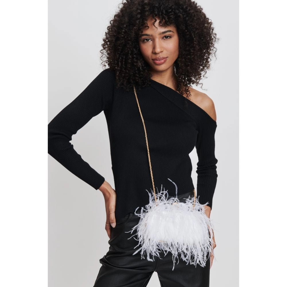 The Va-Va-Voom Clutch in White