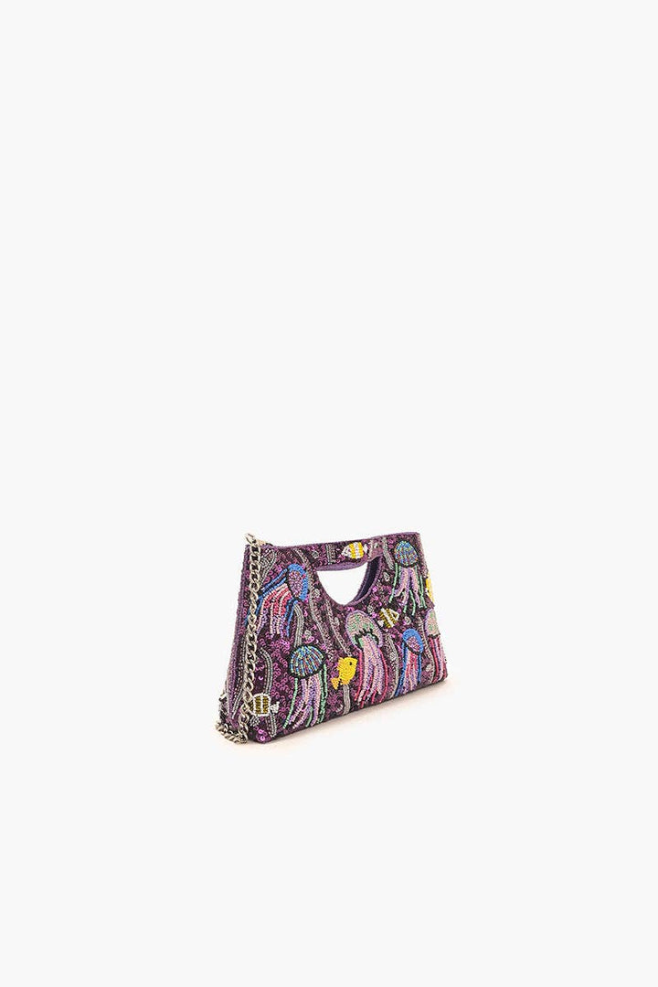 Jelly Fish Beaded Handheld Clutch - America & Beyond