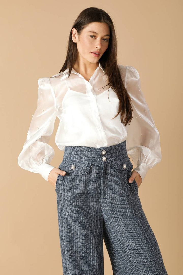 The Lumière Organza Top