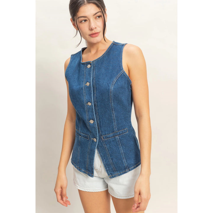 The Camden Denim Vest