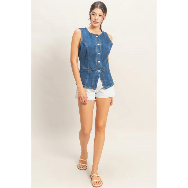 The Camden Denim Vest