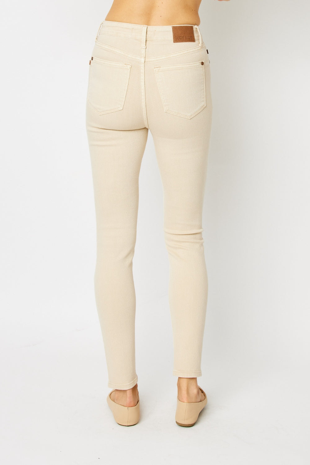 Gennie Garment Dyed Tummy Control Skinny Jeans - Judy Blue