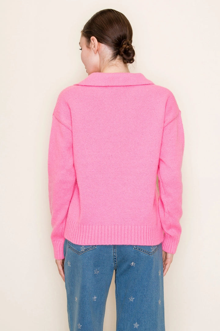 The 1976 Pink Varsity Sweater