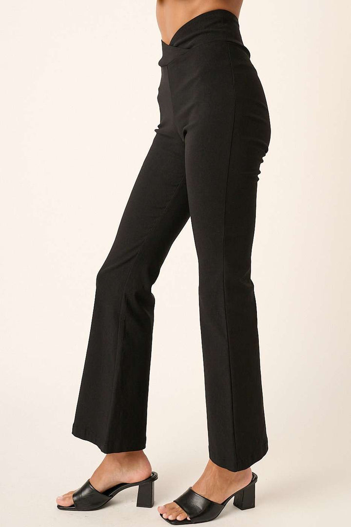 The Noir V-Waist Flare Pant