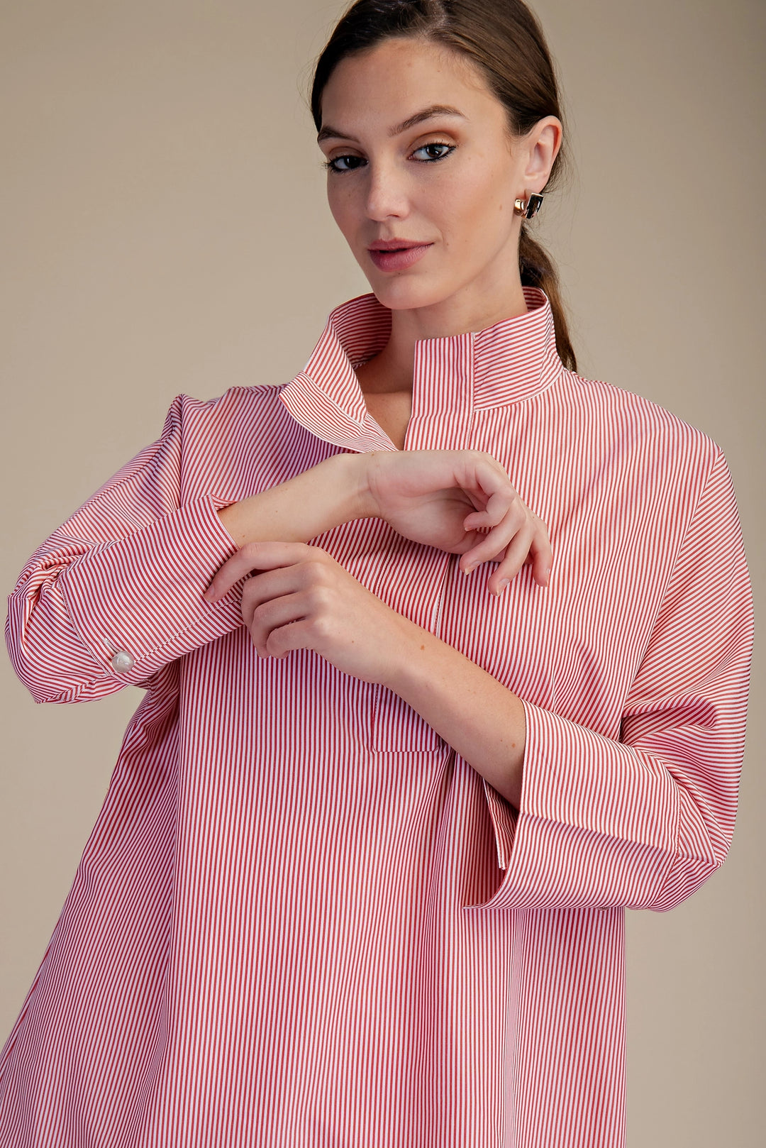 The Parisian Pinstripe Tunic