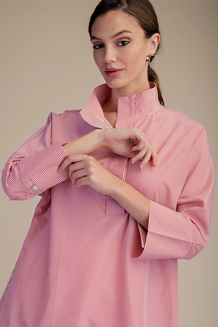 The Parisian Pinstripe Tunic