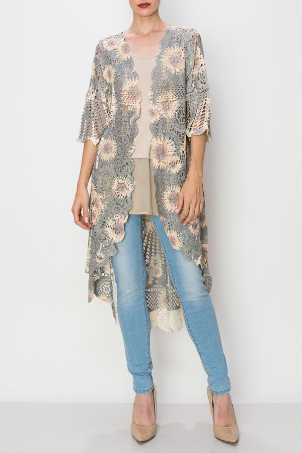 The Blue Harvest Lace Duster