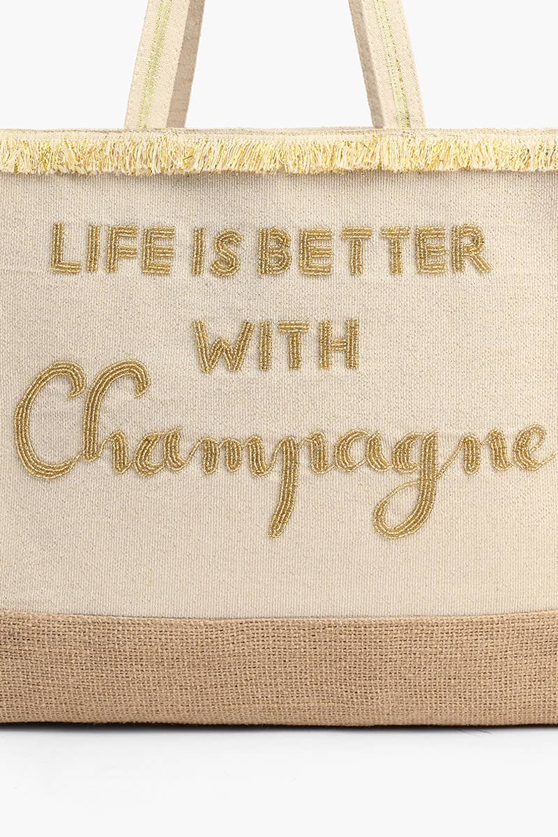 Champagne Forever Tote - America & Beyond