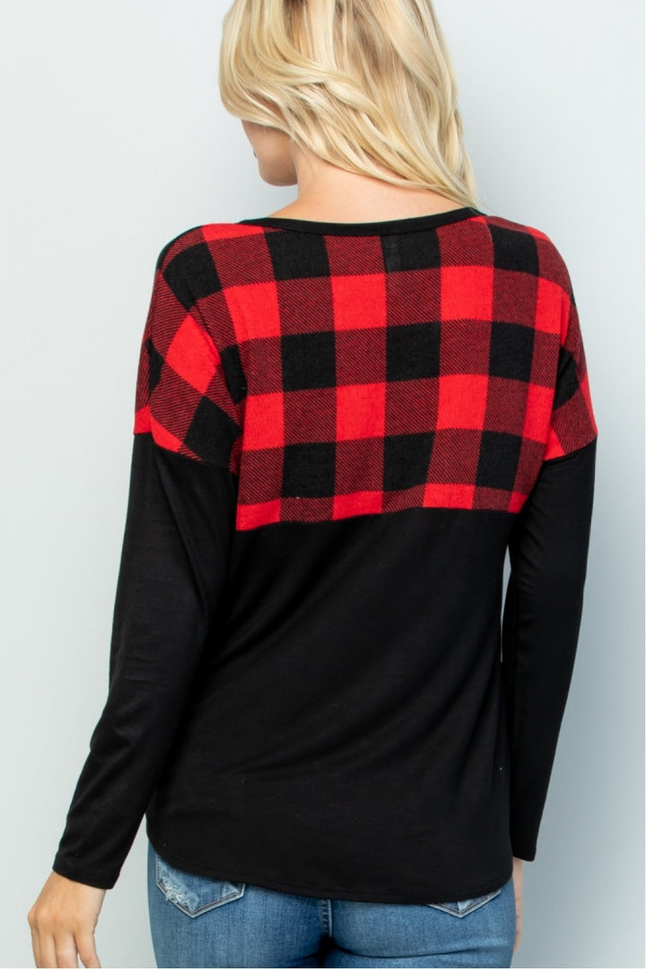 Scarlet Heritage Long Sleeve Top