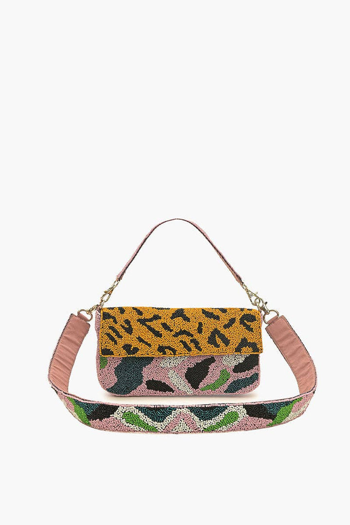 Mixed Animal Beaded Shoulder Bag - America & Beyond