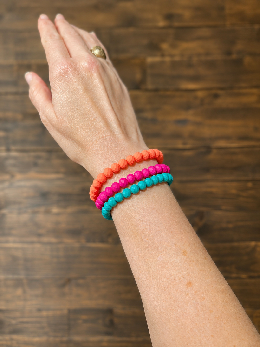Mix & Match Beaded Bracelet Stack – Set of 3