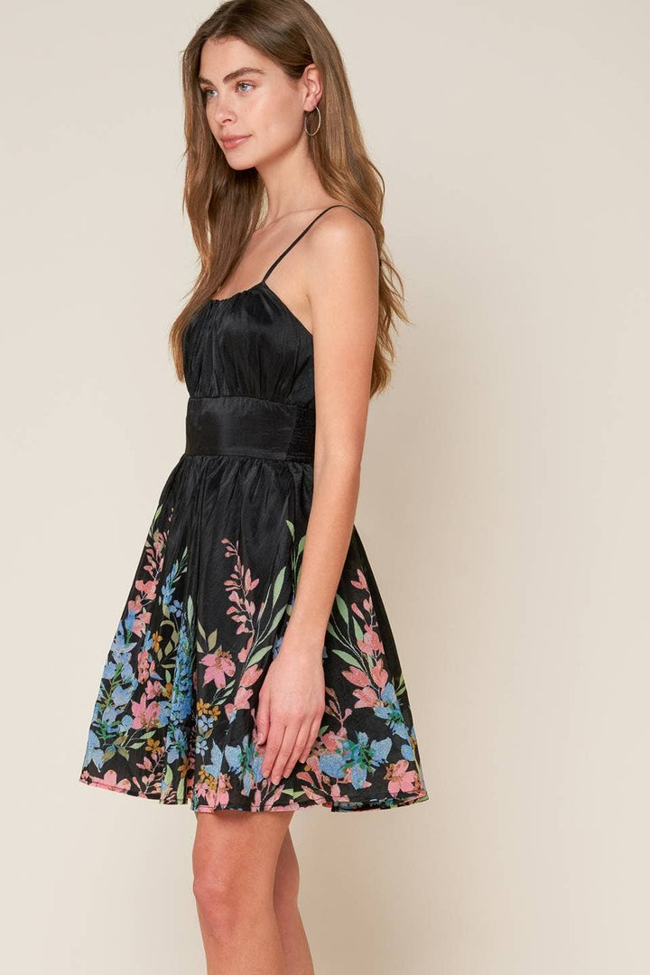 Midnight Wildflower Dress