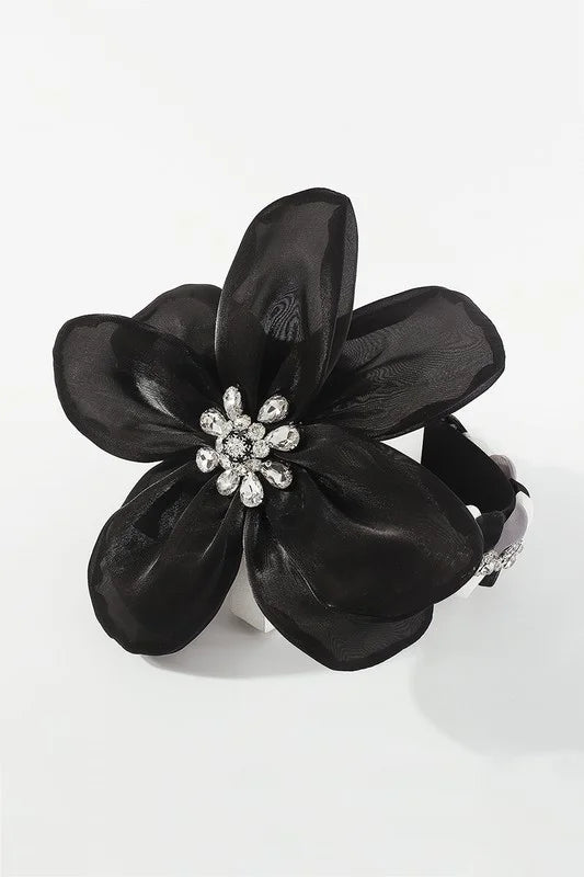 Flower & Bling Headband