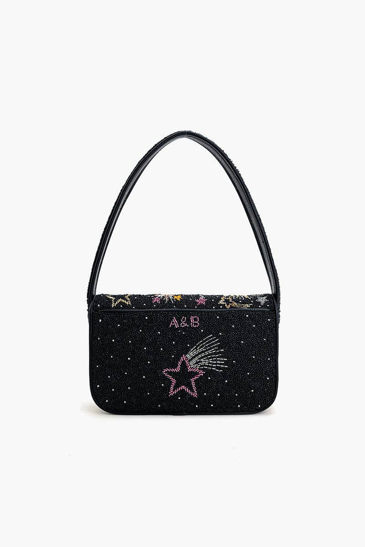 Celestial Spark Embellished Shoulder Bag - America & Beyond